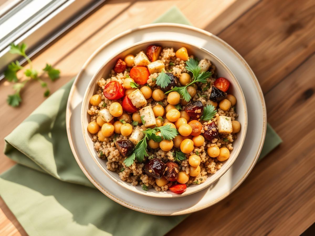 Mediterranean grain bowl
